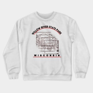 Willow river state park Crewneck Sweatshirt